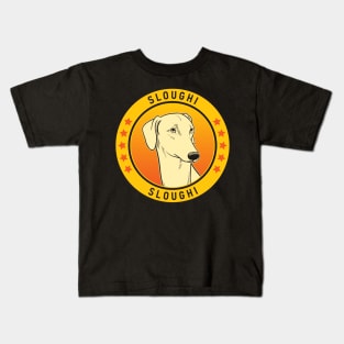 Sloughi Dog Portrait Kids T-Shirt